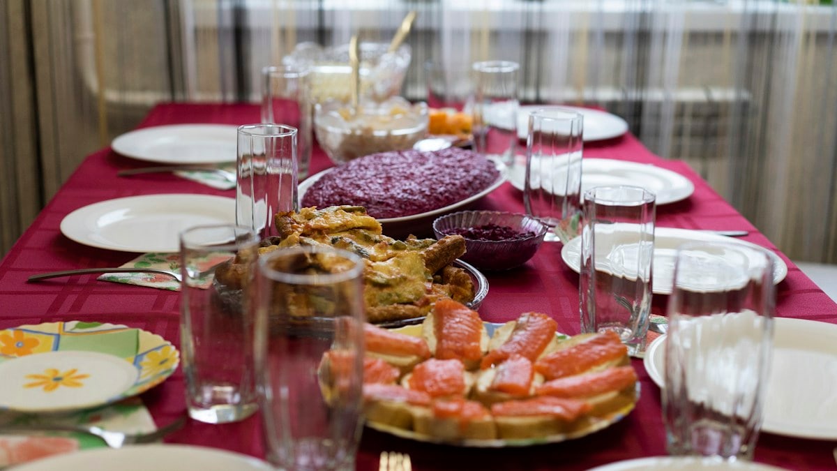 photo of white ceramic plate on table